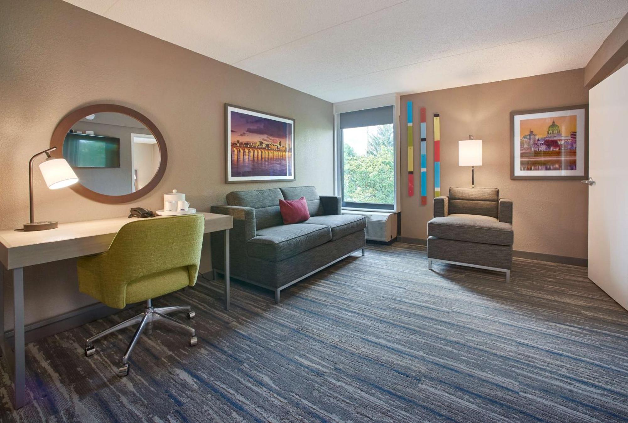 Hampton Inn By Hilton Harrisburg West Меканиксберг Экстерьер фото